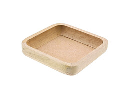  Wood  schaal vierkant