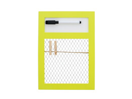 Cadre avec tableau magnetique avec feutre medium lemon