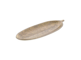  MDF  plat en forme de feuille medium or