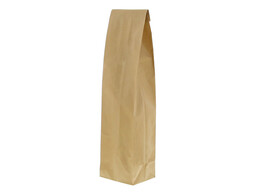 Paper bottle-bag with bottom 10 8x41cm gold