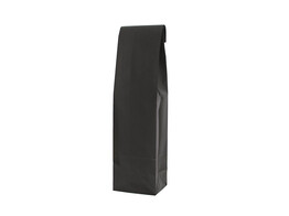 Papieren fleszak met bodem 10 8x41cm zwart