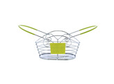 Korb oval mit 2 Henkeln lemon