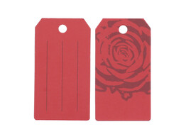 Label  Rose  rouge PM