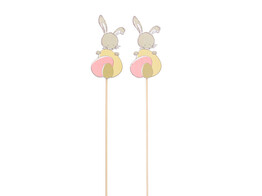  Bunny Swing  lapin avec oeuf sur tige