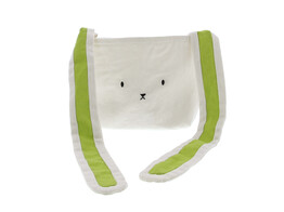 Lapin  Snoet  sac a main en coton PM vert