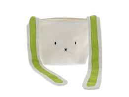 Lapin  Snoet  sac a main en coton medium vert