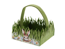 Bunny  Hopper  mand met oor vierkant medium