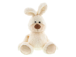 Konijn  Jefke  met bruin neusje 38cm