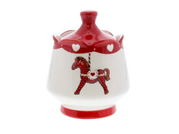 OTL Fairground horse jar with lid