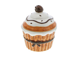  Cup cake  jar with lid