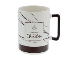  Lines  Life is better with chocolate mug
