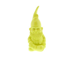 Gnome Happy Spardose limette
