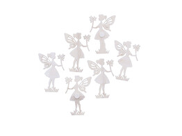  Silhouet  elfe avec fleures avec auto-collant