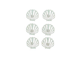 Paillettes shell avec auto-collant glacier