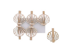 Paillettes shell pince rose clair