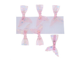 Zeemeerminstaart speld licht roze