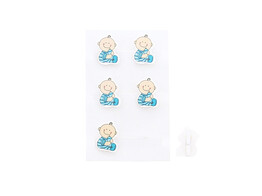 Speld met baby blauw