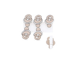  Pitty  Klammer taupe