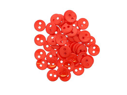 Plastic button red