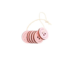 Bouton en bois rose clair