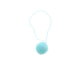 Pendentif pompon glacier
