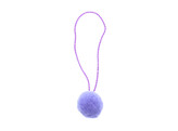 Pendant pompon lavender
