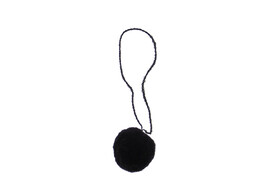 Pendant pompon black