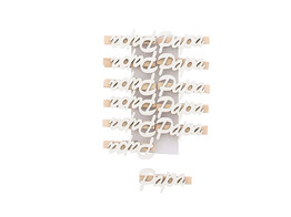 Texte  Papa  sur pince blanc