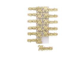 Texte  Maman  sur pince or