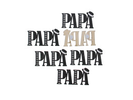  Moustache  papa met klever