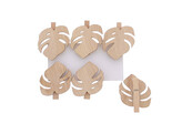 Tropical leaf peg natural