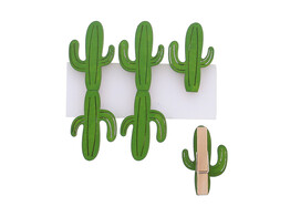 Cactus en bois pince