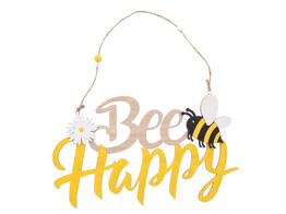  Bee Happy  text Anhanger GM