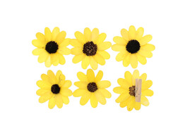 Paquerette sur pince GM jaune