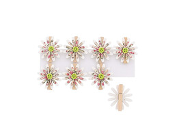 Pince fleur avec bouton lemon