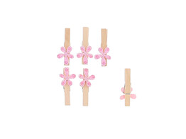 Fleur d etoile pince rose