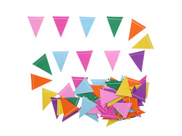 Guirlande drapeau 6 couleurs