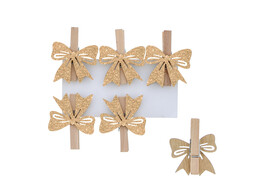 Bow  Goldie  on peg gold