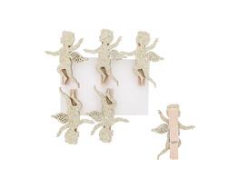 Angel on peg gold