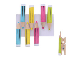 Crayon sur pince