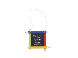  Doodles  tableau carre pendentif francais