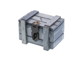  Fragile  coffre mini gris