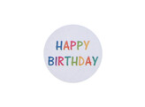 Sticker 6 35 cm  Party time  HAPPY BIRTHDAY