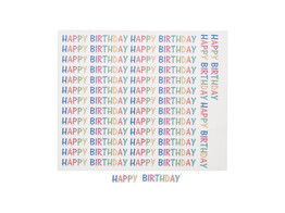 Autocollant brillant  Party time  HAPPY BIRTHDAY PM