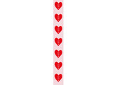 OB Banner hart  LOVE YOU  roze verticaal 25 x 245 cm