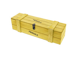  Fragile  coffre 1 bouteille lemon