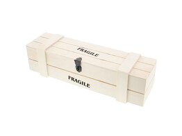  Fragile  coffre 1 bouteille naturel