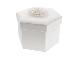 Hexagonal satin box LM