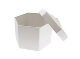Hexagonal satin box LM