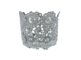 OTL Lace panier rond PM gris